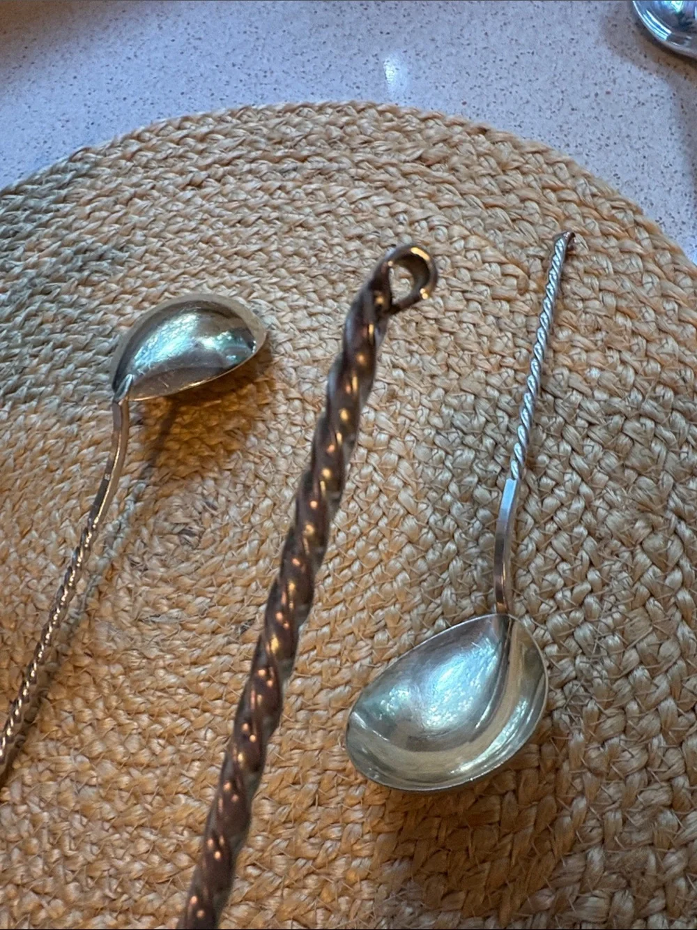 (3) Vintage Tallinn Jewelry Factory Melchior Spoons - USSR